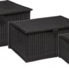 Five® Bamboe Mandjes 3-delig - Zwart - Nestbaar -Thuisopslag 1200x487