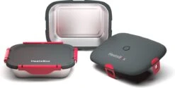 Faitron HeatsBox Style+ - Elektrische Lunchbox - Lunchtrommel Volwassenen - RVS - Verschillende Compartimenten - Met Smartphone App - 220V - Voor Warme Maaltijden -Thuisopslag 1200x608
