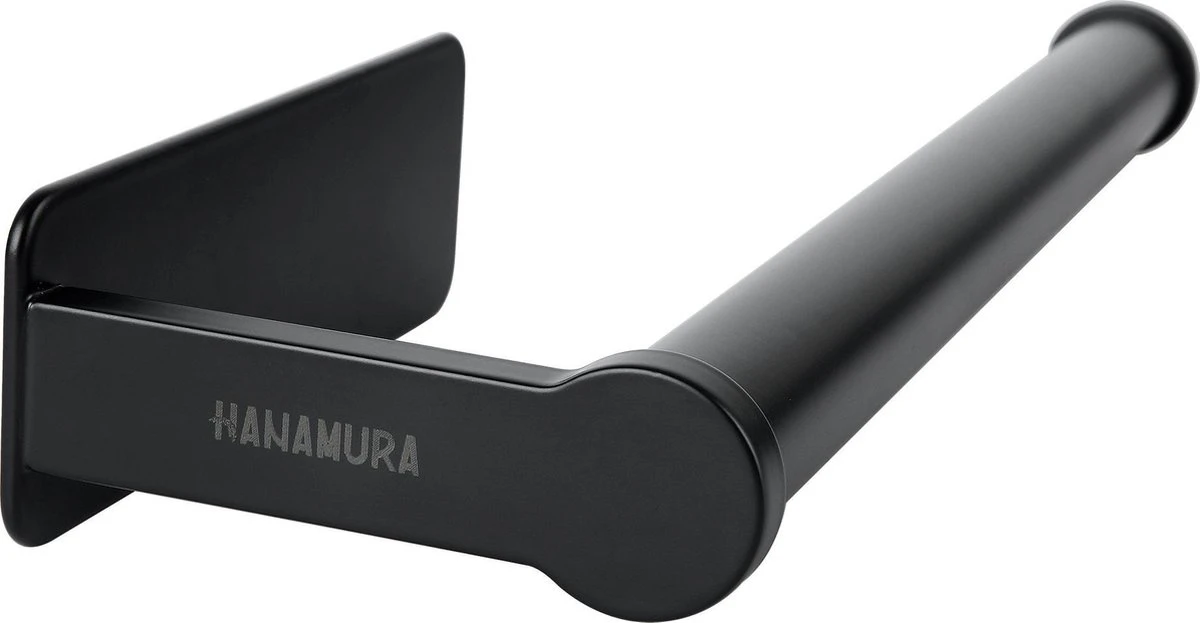 Hanamura Keukenrolhouder - Zelfklevend - Hangend - Zwart 9 Hanamura Keukenrolhouder - Zelfklevend - Hangend - Zwart - Afbeelding 7