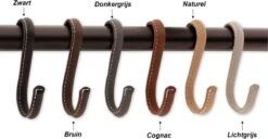 Brute Strength - Leren S-haken - Zwart - 6 Stuks - Kledinghaak – Leer - Kapstokhaak - Ophanghaken – Handdoekhaakjes 11 Brute Strength - Leren S-haken - Zwart - 6 Stuks - Kledinghaak – Leer - Kapstokhaak - Ophanghaken – Handdoekhaakjes -Thuisopslag 1200x624 1