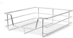 Merkloos 3 X Telescopische Schuiflade Keuken 60 Mm - Zachte Sluiting - 15-20kg Per Mand - Uitschuifbaar Keukenrek 600 Mm -Thuisopslag 1200x625 1