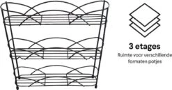 Zindoo - Kruidenrek - Standaard - 3-laags - Ophangbaar - 18 Kruiden Potjes - Anti-slip Pootjes - Spice Rack - Specerijenrek - Keukenorganizer - Keukenaccessoires 11 Zindoo - Kruidenrek - Standaard - 3-laags - Ophangbaar - 18 Kruiden Potjes - Anti-slip Pootjes - Spice Rack - Specerijenrek - Keukenorganizer - Keukenaccessoires -Thuisopslag 1200x628 3