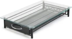 Magnani - Koffie Cup Houder - Met Zwart Metalen Lade - Met Glazenplaat - Rechthoekig - Voor 40 Cups - 40,5 X 23,5 X 7 Cm -Thuisopslag 1200x640 2