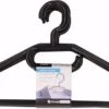 Merkloos 20x Plastic Kledinghangers Zwart -Thuisopslag 1200x642 1