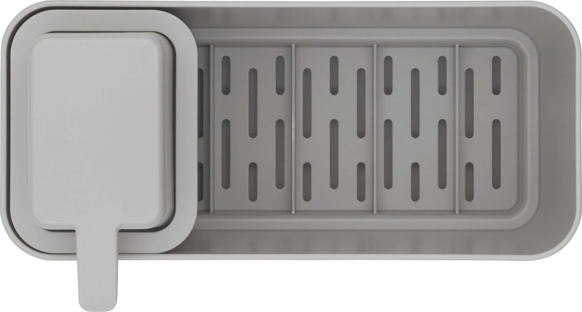 Brabantia SinkSide Aanrecht Organizer - Set 2-delig - Mid Grey 8 Brabantia SinkSide Aanrecht Organizer - Set 2-delig - Mid Grey - Afbeelding 6