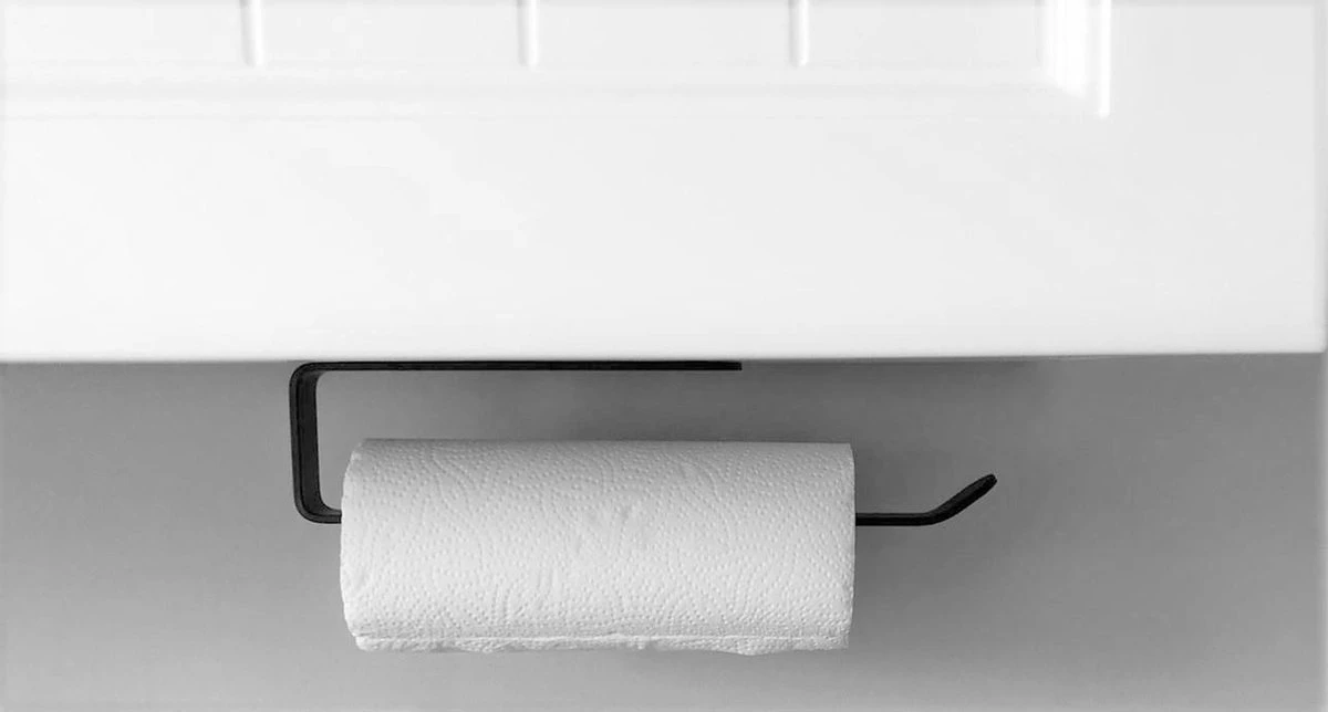 Keukenrolhouder | Zonder Boren | Keukenorganizer | Papierhouder | Toiletrolhouder | Rhino RVS 6 Keukenrolhouder | Zonder Boren | Keukenorganizer | Papierhouder | Toiletrolhouder | Rhino RVS - Afbeelding 4