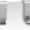 Merkloos 2x Zilveren Handdoekhaken Voor Keukenkastjes 6 Cm - Zeller - Woonaccessoires - Keukenbenodigdheden - Handdoekenhaken - Theedoekenhaken - Keukenhaakjes