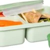 Lock&Lock Lunchbox - Bento Box - Salade Lunchbox - Met 3 Compartimenten - Met Dressing/Saus Bakje - Volwassenen En Kinderen - To Go - Lekvrij - BPA Vrij - 1,5 Liter - Groen -Thuisopslag 1200x654 1