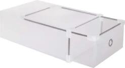 Springos Schoenenbox | Sneakerbox | Kunststof | Transparant | 1 Stuk | 31 X 20,5 X 11 CM -Thuisopslag 1200x654 4