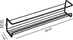 Kruidenrek Ophangbaar Kruidenpotjes Wandrek Organizer Keuken Accessoires - Zwart - Geschikt Voor Bijna Alle Kruidenpotjes 17 Kruidenrek Ophangbaar Kruidenpotjes Wandrek Organizer Keuken Accessoires - Zwart - Geschikt Voor Bijna Alle Kruidenpotjes -Thuisopslag 1200x658