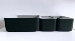 OMID HOME® Velvet Lade Organizer Kast En Badkamer - 4 Stuks - Multi-inzetbaar - S/M/L - Zwart -Thuisopslag 1200x661