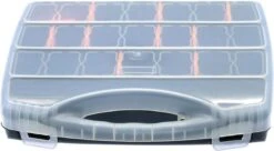 Merkloos Assortimentsdoos / Sorteerkoffer Met Deksel En Handgreep - 22-vaks - 32 X 5 X 26,5 Cm - Gereedschapkisten / Organisers