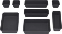 Merkloos Springos Lade Organizer | Opbergbakjes | Lade Verdeler | Voor Keuken En Bureau | Badkamer | Lade Bakjes | Make Up Organizer | 8 Delen | Antraciet 11 Merkloos Springos Lade Organizer | Opbergbakjes | Lade Verdeler | Voor Keuken En Bureau | Badkamer | Lade Bakjes | Make Up Organizer | 8 Delen | Antraciet -Thuisopslag 1200x667 1