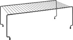 Tomado Metaltex - Stabiele Stapelbare Opberger - Brooklyn - 47x23cm - Zwart - Anti-slip - Voor Borden, Schaaltjes En Kopjes - Sterk - Video