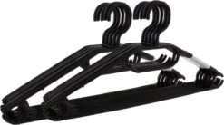 Kleding Hangers - 10 Stuks - Kleding Ophangen - Zwarte Kleding Hangers - 10pack