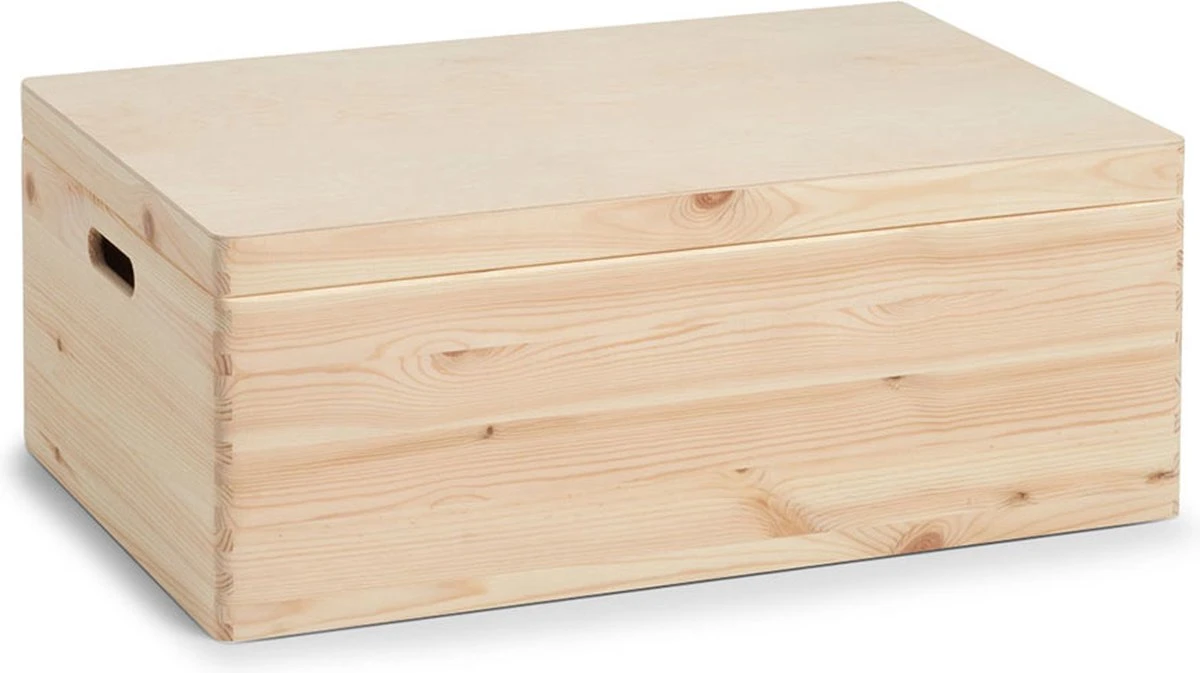 Zeller Present Houten Kist 40x30x23 Cm Met Deksel - Medium - Hoog - Met Deksel & Duurzaam 10 Zeller Present Houten Kist 40x30x23 Cm Met Deksel - Medium - Hoog - Met Deksel & Duurzaam - Afbeelding 8