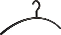 [Set Van 5] Modern Vormgegeven Glossy Zwarte Kunststof Garderobehangers / Jashangers / Kapstok Hangers (leverbaar In 9 Kleuren!)