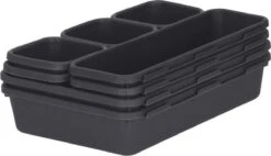 Merkloos Springos Lade Organizer | Opbergbakjes | Lade Verdeler | Voor Keuken En Bureau | Badkamer | Lade Bakjes | Make Up Organizer | 8 Delen | Antraciet 13 Merkloos Springos Lade Organizer | Opbergbakjes | Lade Verdeler | Voor Keuken En Bureau | Badkamer | Lade Bakjes | Make Up Organizer | 8 Delen | Antraciet -Thuisopslag 1200x692 1