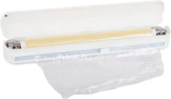 Luxe Folie Dispenser - Wit - Keukendispenser - RVS - Aluminiumfolie Dispenser - Keuken - Rolhouder - Aluminiumfolie Houder - Huishoudfolie Houder - Foliesnijder -Thuisopslag 1200x693 3