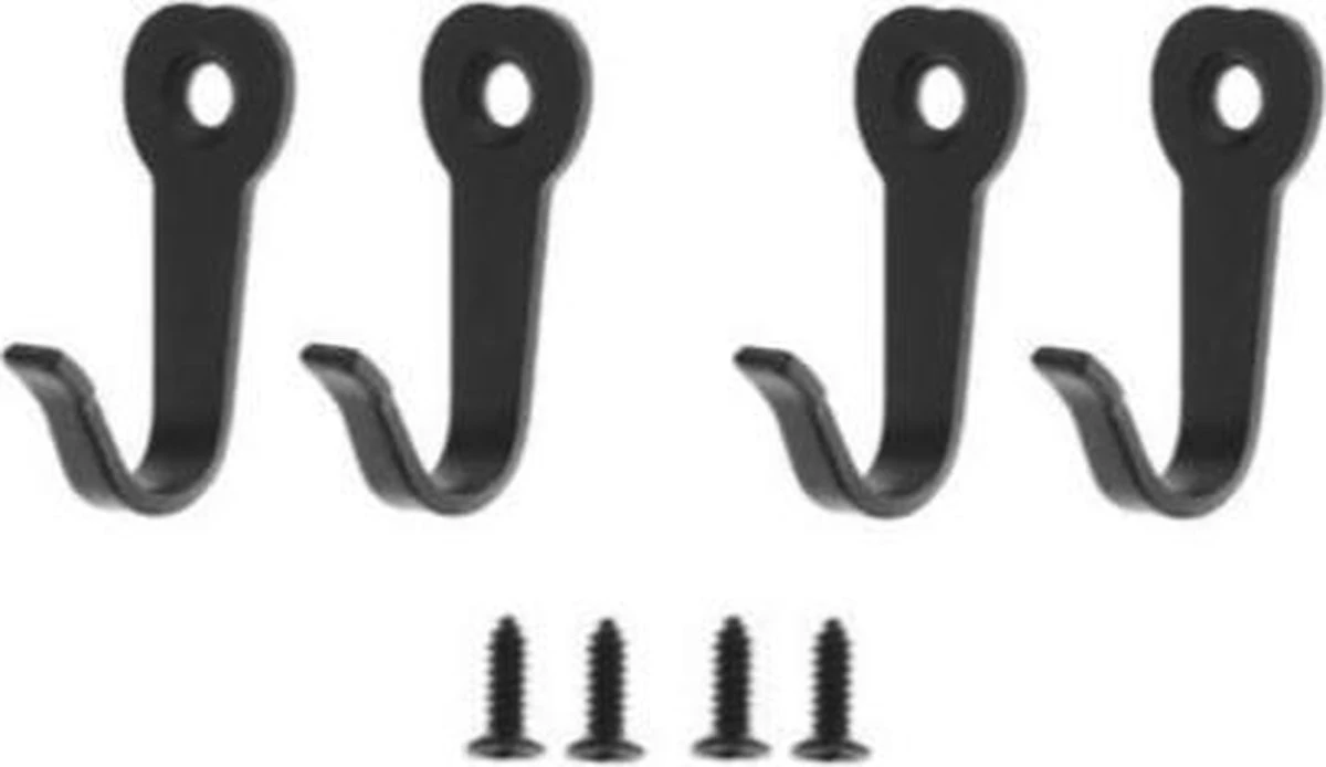 FSW-Products - 4 Stuks - Ophanghaken - Kapstokhaken - Sleutelhaken - Muurhaken - Zwart - Wandhaken - Keukenhaken - Handdoekhaken - Haakjes - Haken - Ophanghaakjes - Haakjes Voor Sleutels - Industrieel 3 FSW-Products - 4 Stuks - Ophanghaken - Kapstokhaken - Sleutelhaken - Muurhaken - Zwart - Wandhaken - Keukenhaken - Handdoekhaken - Haakjes - Haken - Ophanghaakjes - Haakjes Voor Sleutels - Industrieel
