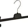 De Kledinghanger Gigant - 20 X Rok / Broekhanger Kunststof Zwart Met Anti-slip Knijpers, 40 Cm -Thuisopslag 1200x699 2