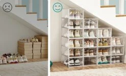 Merkloos Premium Schoenen Opbergsysteem Set Van 18 - Schoenenbox Tot Maat 44 - Schoenen Organizer Doorzichtig - Organizer Kleding - Kast Organizer - Lade Organizer 13 Merkloos Premium Schoenen Opbergsysteem Set Van 18 - Schoenenbox Tot Maat 44 - Schoenen Organizer Doorzichtig - Organizer Kleding - Kast Organizer - Lade Organizer -Thuisopslag 1200x726 4