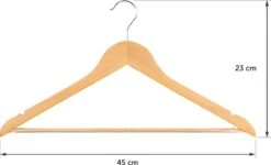 Blumtal - Set Van 10 Kledinghangers - Hoogwaardige Kleerhangers Hout - Antislip - Met Inkepingen - Naturel 11 Blumtal - Set Van 10 Kledinghangers - Hoogwaardige Kleerhangers Hout - Antislip - Met Inkepingen - Naturel -Thuisopslag 1200x729 2