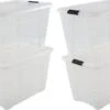 IRIS Topbox Opbergbox - 60L - 4 Stuks - Transparant/Zwart -Thuisopslag 1200x734 6