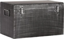 Opbergkist Vintage Zwart L