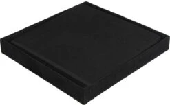 Oliva's - Opbergbox - Opbergmand Met Deksel - Opbergdoos - Opberg Poef - Set Van 2 Stuks - Velvet Ribstof - Zwart -Thuisopslag 1200x742 3