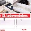 Merkloos Verstelbare Ladeverdeler Voor Keuken / Slaapkamer / Kantoor – Organizer Set Van 3 Stuks - Uitschuifbaar Van Minimaal 37,5 Tot Maximaal 53,5 Cm 1 Merkloos Verstelbare Ladeverdeler Voor Keuken / Slaapkamer / Kantoor – Organizer Set Van 3 Stuks - Uitschuifbaar Van Minimaal 37,5 Tot Maximaal 53,5 Cm -Thuisopslag 1200x745 1