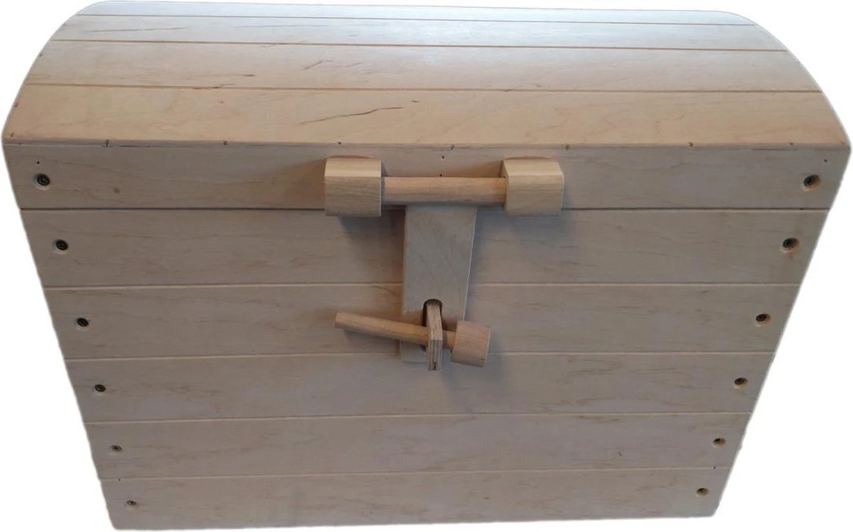 Houten Schatkist 63cm 3 Houten Schatkist 63cm