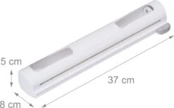 Relaxdays Rolhouder Keuken - Rollenhouder Huishoudfolie - Aluminiumfolie Houder - 2 Stuks -Thuisopslag 1200x750