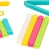 Merkloos 20x Gekleurde Keuken Afsluitclips / Vershoudclips 6/12 Cm -Thuisopslag 1200x755