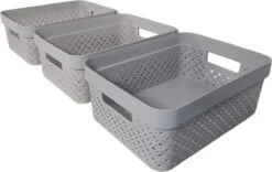 Curver A4 11Liter Opbergmanden Recycled Opbergmand - 3 Stuks - Terrazzo Grey 9 Curver A4 11Liter Opbergmanden Recycled Opbergmand - 3 Stuks - Terrazzo Grey -Thuisopslag 1200x759 2