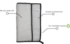 Believe Vaatdoekhouder Met Gratis Eco-Vriendelijke Vaatdoek - Aanrecht Organiser Met Plaksticker - Gootsteen Organizer - Zwart -Thuisopslag 1200x763 2