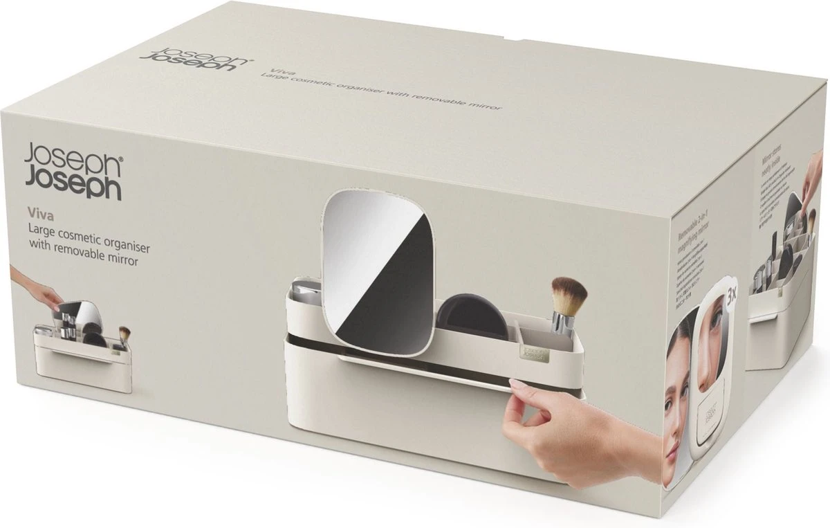 Joseph Joseph Cosmetica Opbergdoos Met Spiegel - Large - Met Spiegel - Sorteervakken 12 Joseph Joseph Cosmetica Opbergdoos Met Spiegel - Large - Met Spiegel - Sorteervakken - Afbeelding 10
