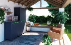 Keter Moby Lage Kast - 2 Planken - 80x44x100 Cm - Antraciet -Thuisopslag 1200x765 7