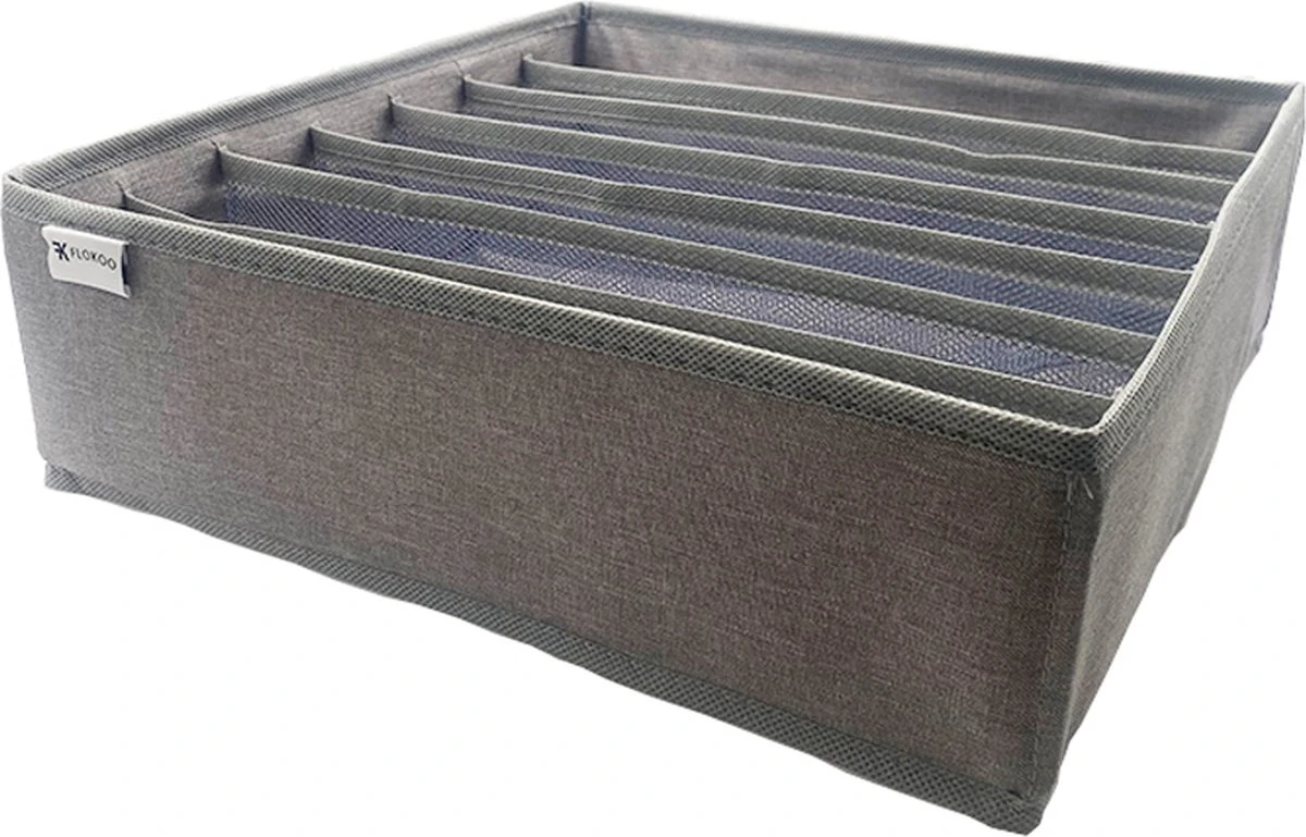 Organizer Ondergoed & BH - 3 Stuks - Grijs - Verdeler Voor Lingerie En Sokken Voor In Kast Of Lade - Kastverdeler - Ladeorganizer 4 Organizer Ondergoed & BH - 3 Stuks - Grijs - Verdeler Voor Lingerie En Sokken Voor In Kast Of Lade - Kastverdeler - Ladeorganizer - Afbeelding 2