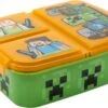 Mickey Mouse Minecraft Broodtrommel 3 Vakjes - 18x13 Cm - Brooddoos - Lunchbox -Thuisopslag 1200x776