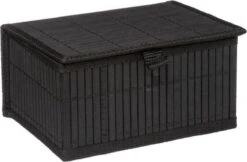 Five® Bamboe Mandjes 3-delig - Zwart - Nestbaar -Thuisopslag 1200x786 4