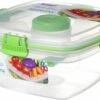 Sistema Salade Box Met Bestek - Geelgroen -Thuisopslag 1200x789
