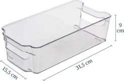 Koelkast Organizer (Set Van 4) - Small - Doorzichtig Keuken Bakjes - Keukenkastorganizers - Opbergbak / Bewaardoos / Opbergdoos / Lade / Schuiflade - Blikjes En Pakjes Houder - Fridge Organizer - Transparant Badkamer Opslag Bakje / Opbergen Bakjes 14 Koelkast Organizer (Set Van 4) - Small - Doorzichtig Keuken Bakjes - Keukenkastorganizers - Opbergbak / Bewaardoos / Opbergdoos / Lade / Schuiflade - Blikjes En Pakjes Houder - Fridge Organizer - Transparant Badkamer Opslag Bakje / Opbergen Bakjes -Thuisopslag 1200x790 3