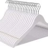 Merkloos Kleding Hangers - Hout - Wit - 40 Stuks -Thuisopslag 1200x792 4