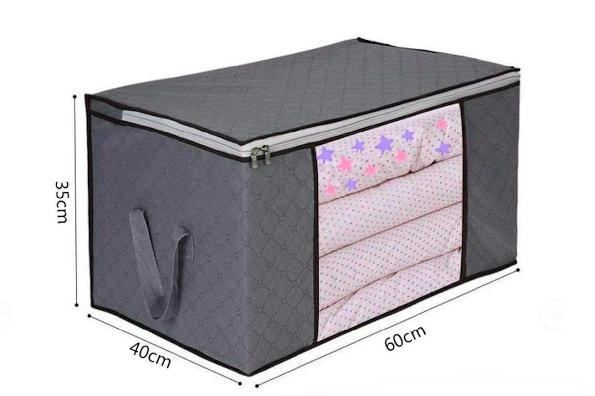 Merkloos BayTay - Opbergtas - Textiel - 4 Stuks - 55 Liter 9 Merkloos BayTay - Opbergtas - Textiel - 4 Stuks - 55 Liter - Afbeelding 7