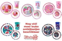 Unicorn Broodtrommel + PET Drinkfles Lichtblauw | Eenhoorn Lunchbox Set Voor Meisjes LS22 -Thuisopslag 1200x798 6