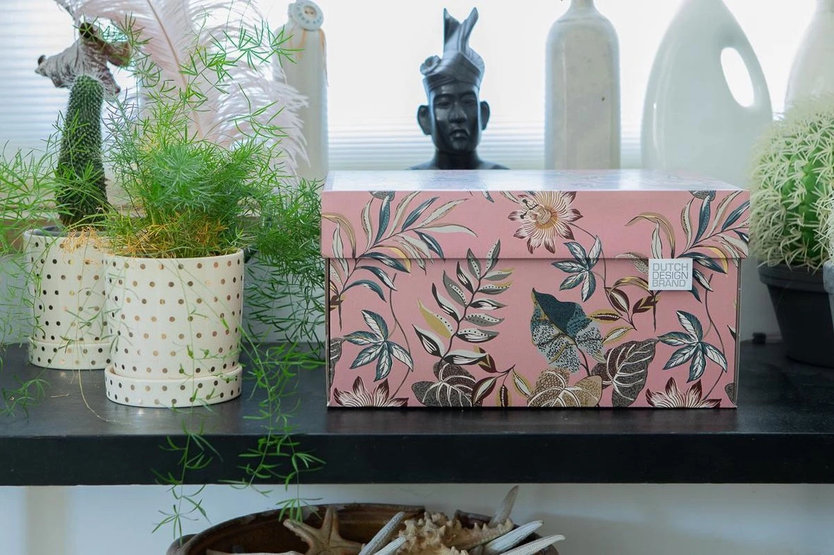 Dutch Design Brand - Dutch Design Storage Box - Opbergdoos - Opbergbox - Bewaardoos - Bloemen - Floral Garden 9 Dutch Design Brand - Dutch Design Storage Box - Opbergdoos - Opbergbox - Bewaardoos - Bloemen - Floral Garden - Afbeelding 7