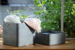 Curver Beton Opberbox + Deksel S - 3x8L - 3 Stuks - Lichtgrijs -Thuisopslag 1200x800 102