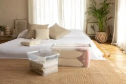 Curver Handy+ Opbergbox - 50L - 3 Stuks - Transparant Met Deksel -Thuisopslag 1200x800 107