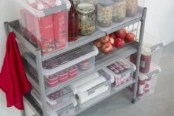 Curver Handy+ Opbergbox - 35L - 3 Stuks - Transparant Met Deksel -Thuisopslag 1200x800 108